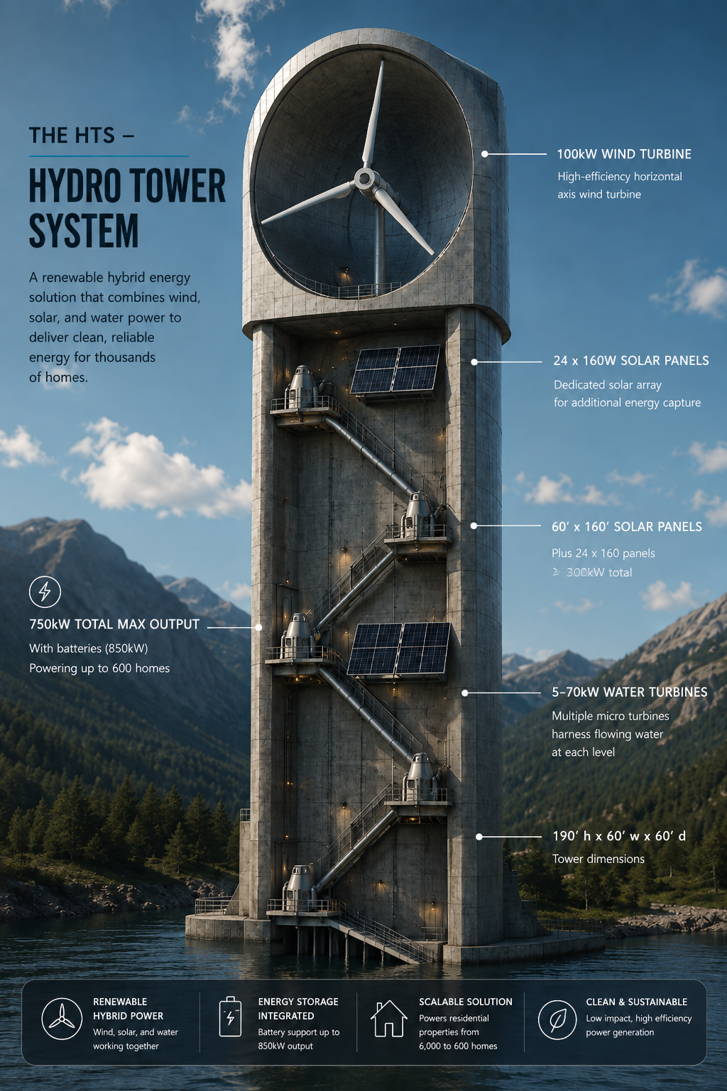 HTS Hydro Tower Diagram